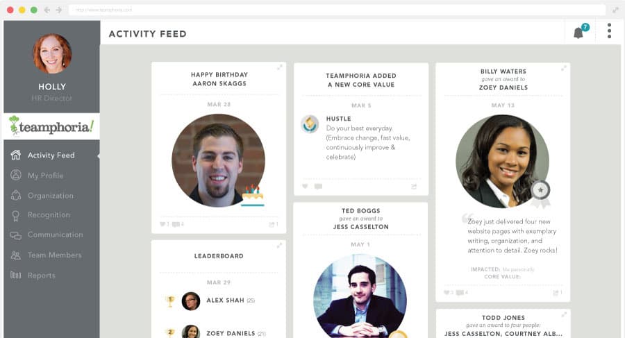 Recognition leaderboard screenshot