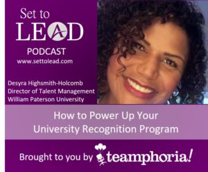employee recognition at universities